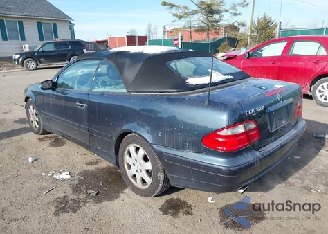 2002 Mercedes-Benz Clk 320 from USA, damaged, VIN WDBLK65G32T104613
